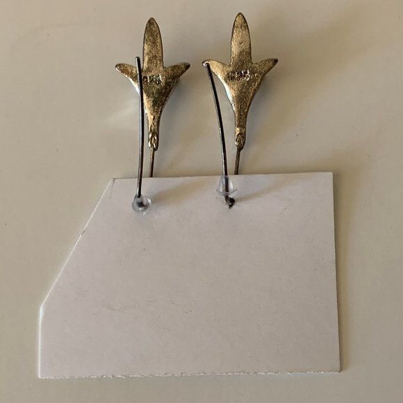 Handmade 925 Sterling Silver Earrings Flowers by 'The Artful Gallery' - Picture 5 of 12